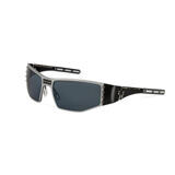 Klausen - Die Helmbrille mit Kanten- Silber