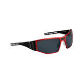 Klausen - Die Helmbrille mit Kanten - Rot