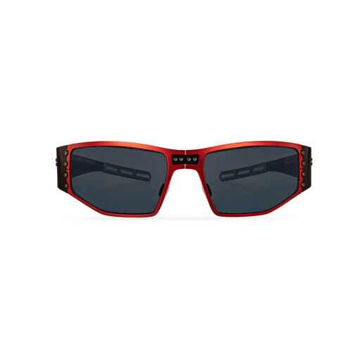 Klausen - Die Helmbrille mit Kanten - Rot
