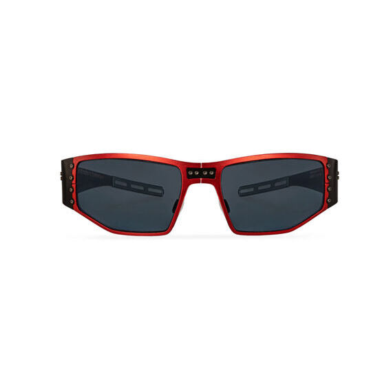 Klausen - Die Helmbrille mit Kanten - Rot