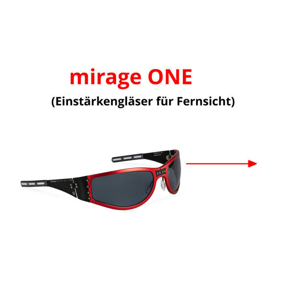 mirage ONE – one prescription, clear focus.